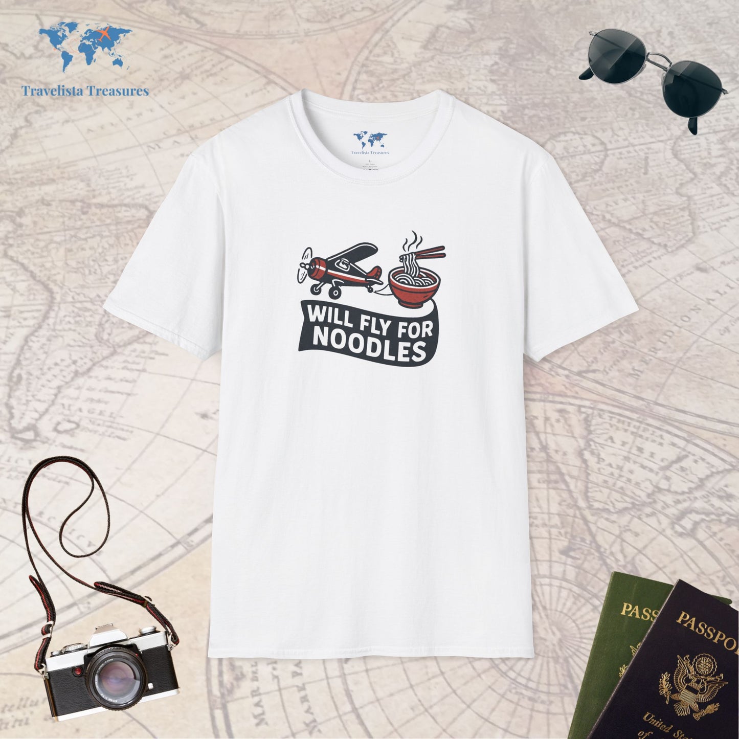 Will Fly for Noodles T-Shirt