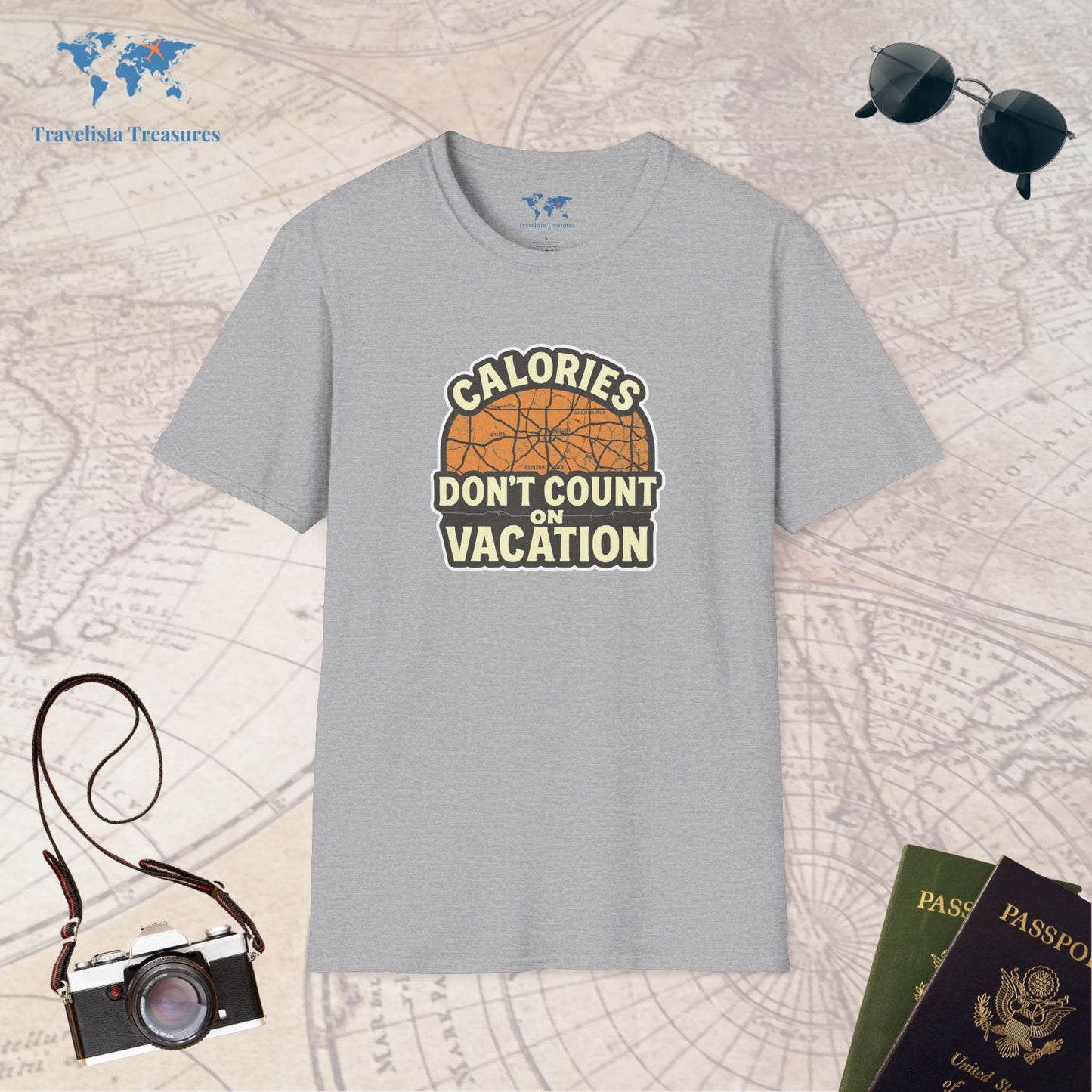 Calories Don't Count on Vacation 2 T-Shirt