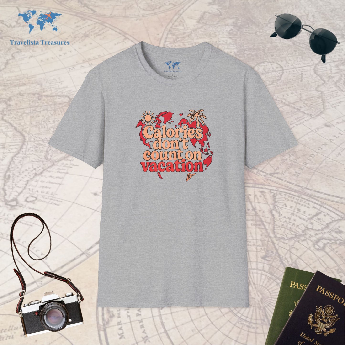 Calories Don't Count on Vacation T-Shirt
