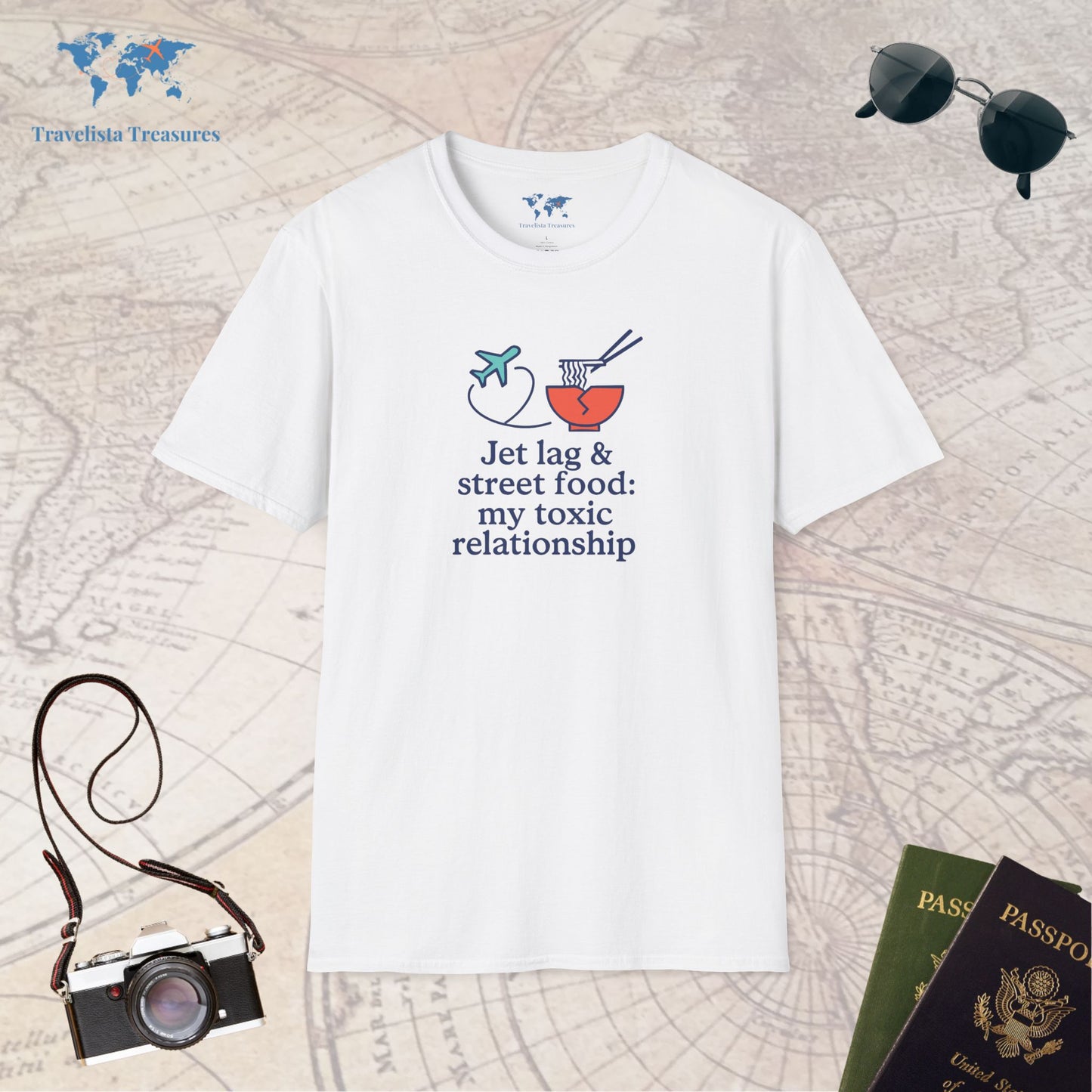 Jet Lag and Street Food T-Shirt