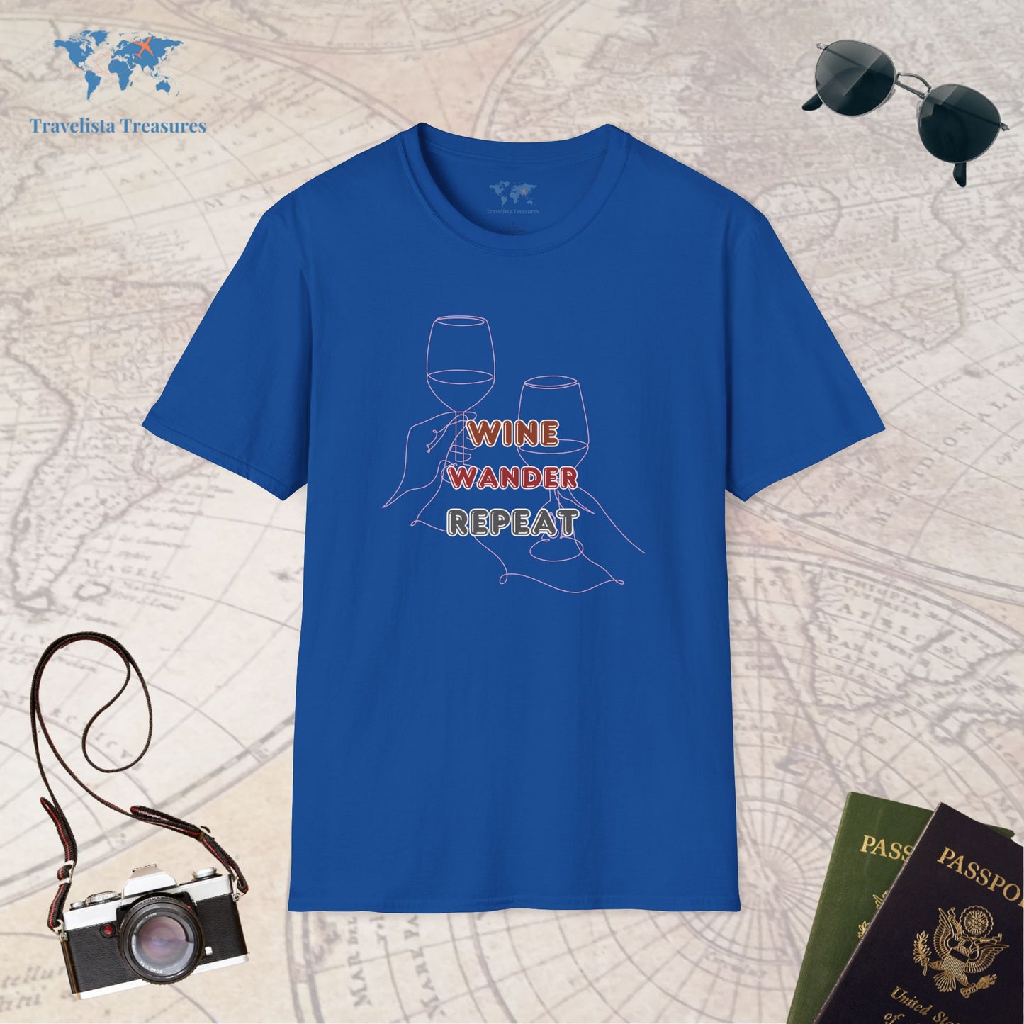Wine, Wander, Repeat T-Shirt