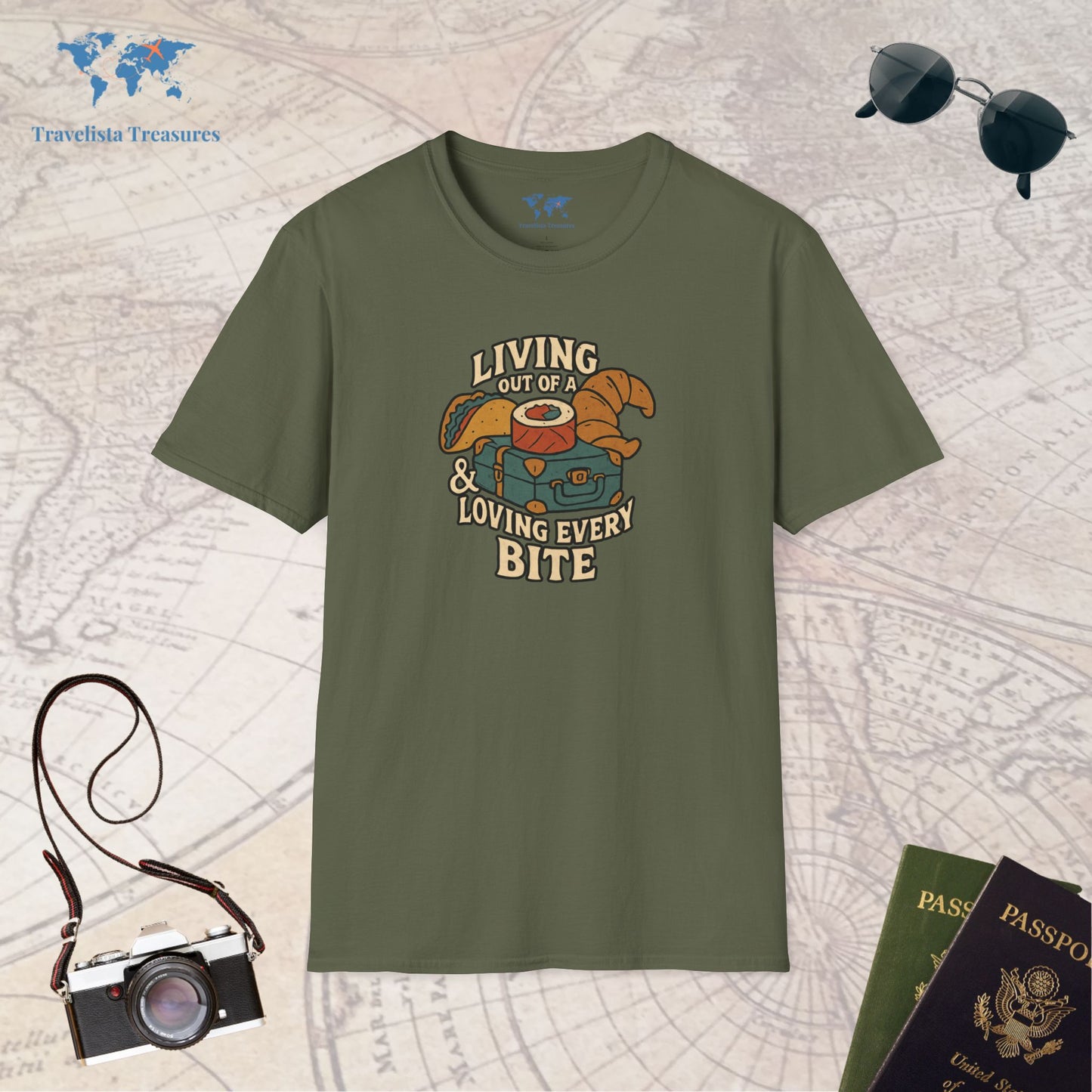 Food Suitcase T-Shirt