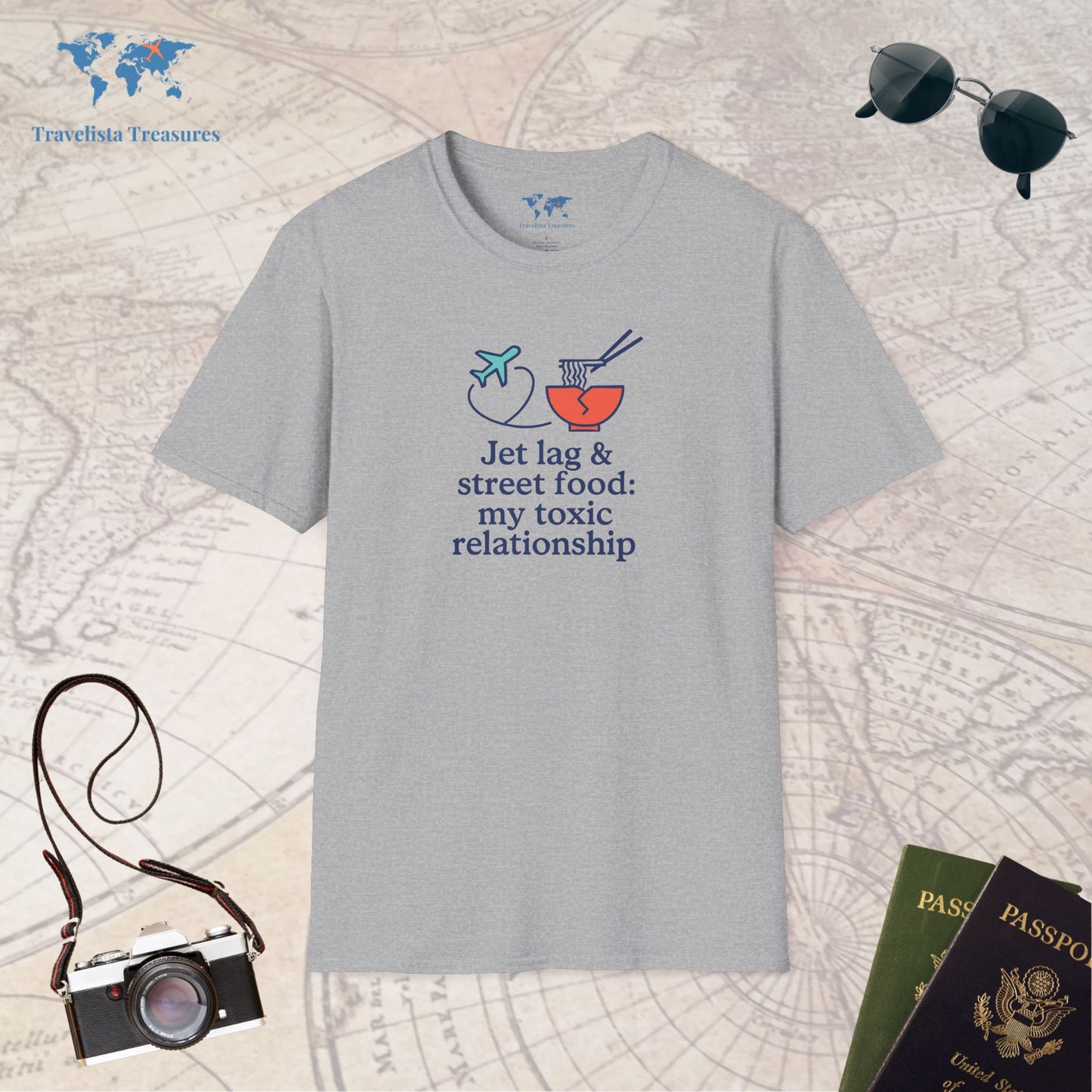 Jet Lag and Street Food T-Shirt