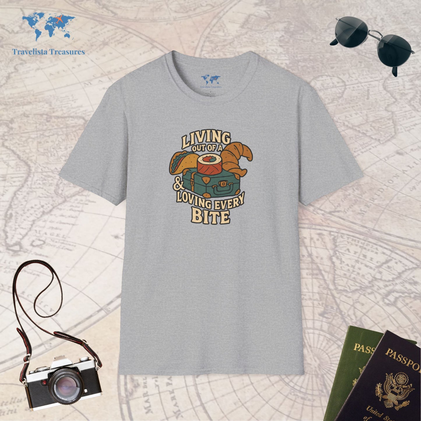 Food Suitcase T-Shirt