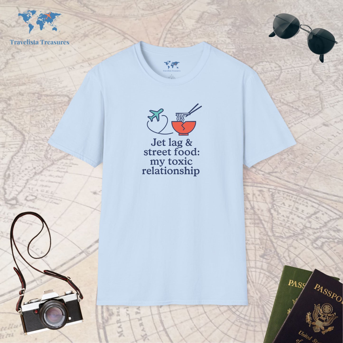 Jet Lag and Street Food T-Shirt
