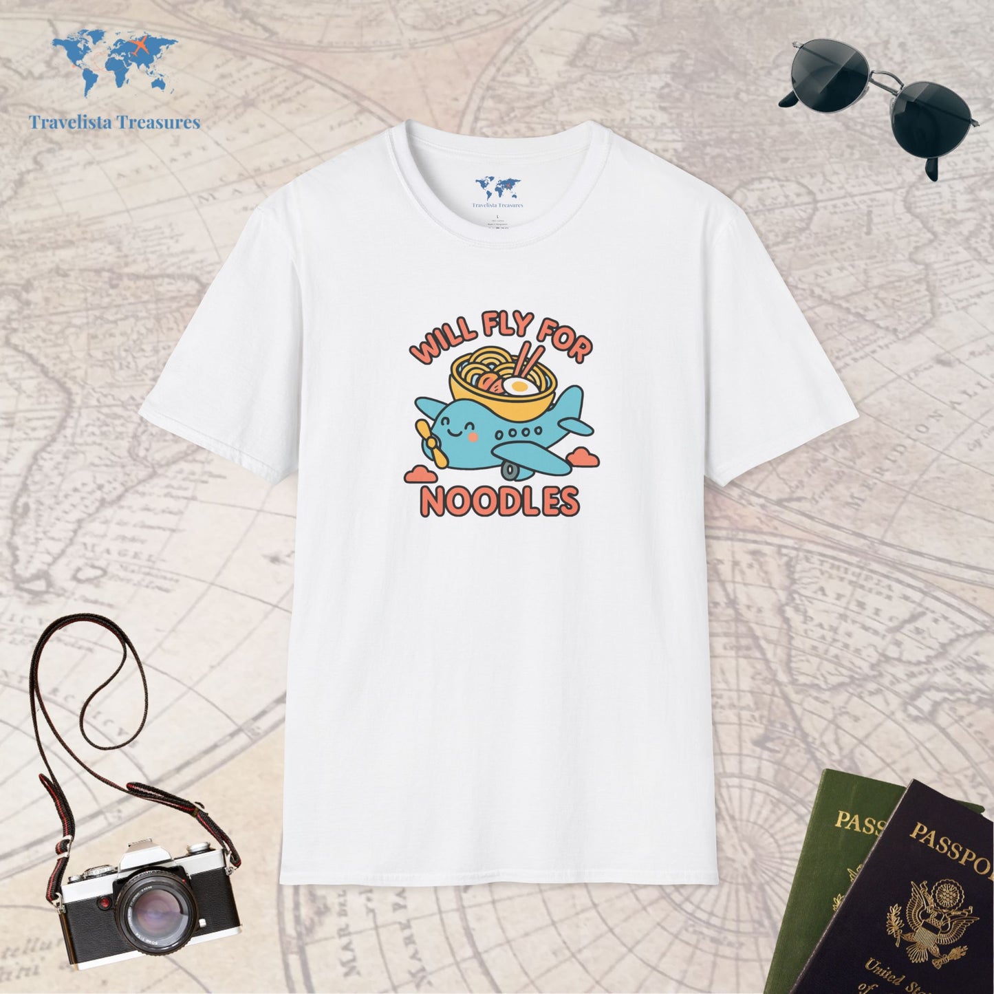 Will Fly for Noodles T-Shirt