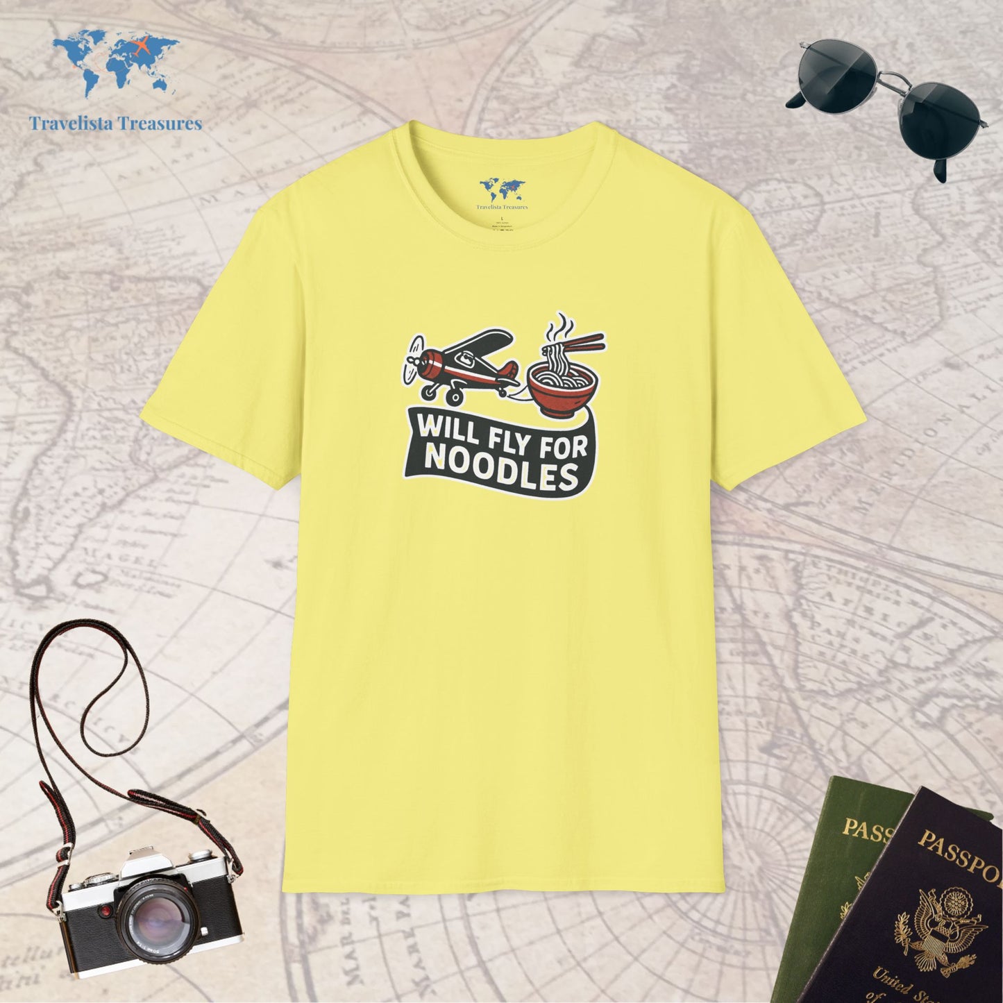 Will Fly for Noodles T-Shirt