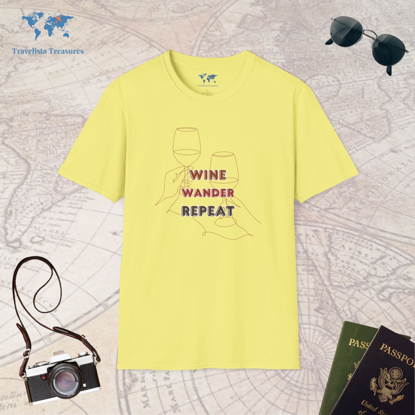 Wine, Wander, Repeat T-Shirt