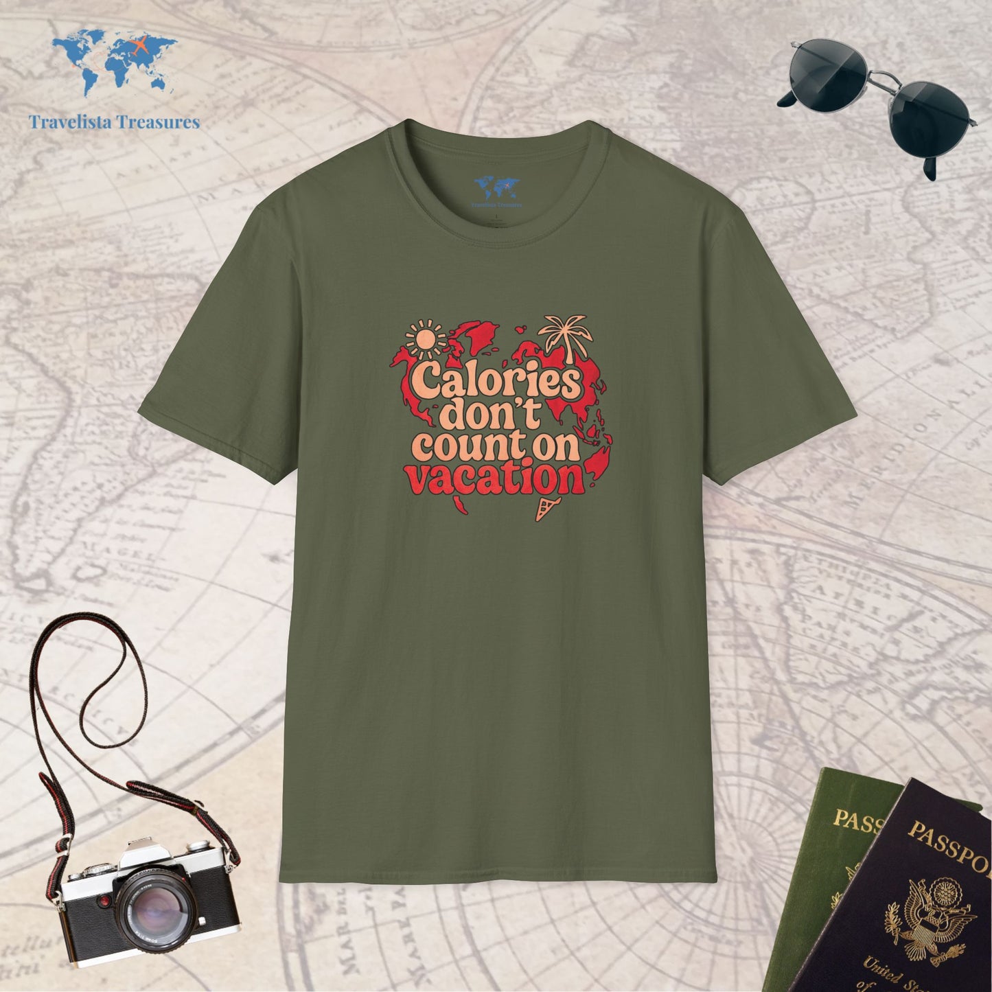 Calories Don't Count on Vacation T-Shirt