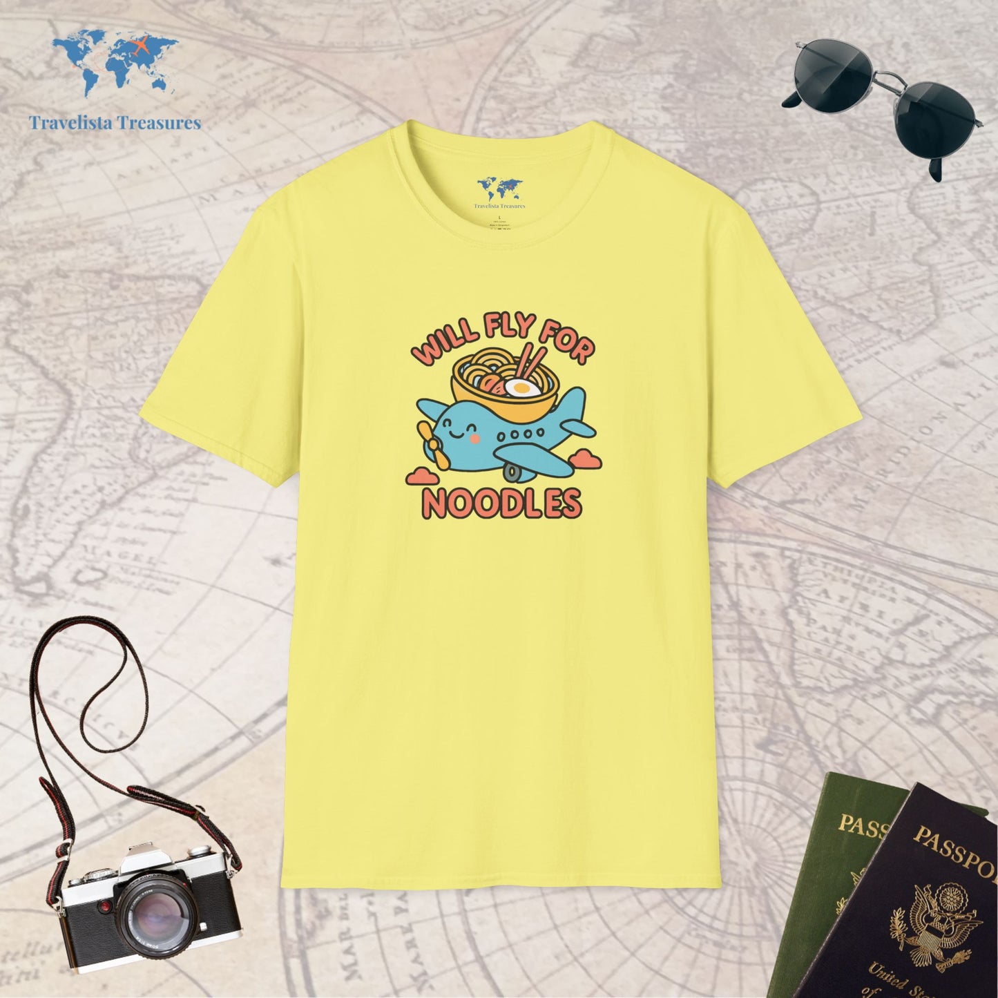 Will Fly for Noodles T-Shirt