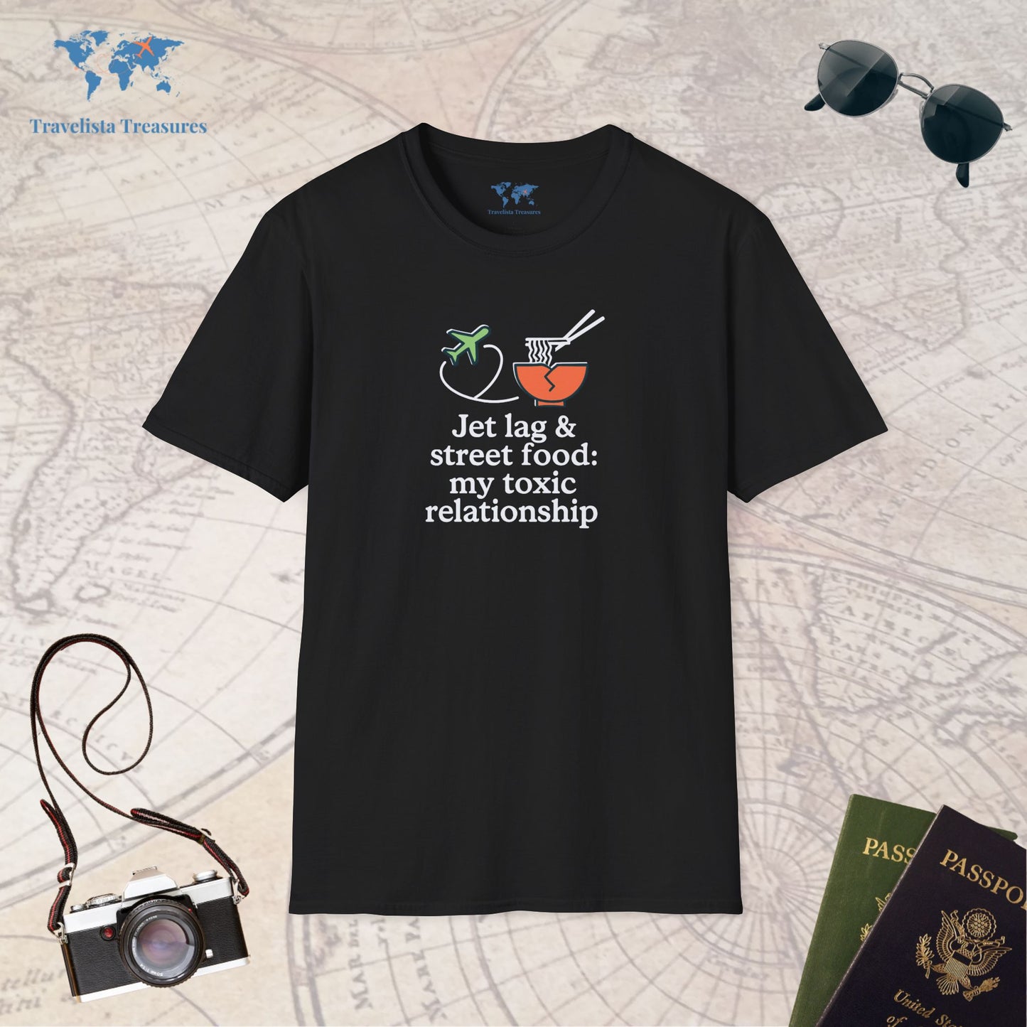 Jet Lag and Street Food T-Shirt