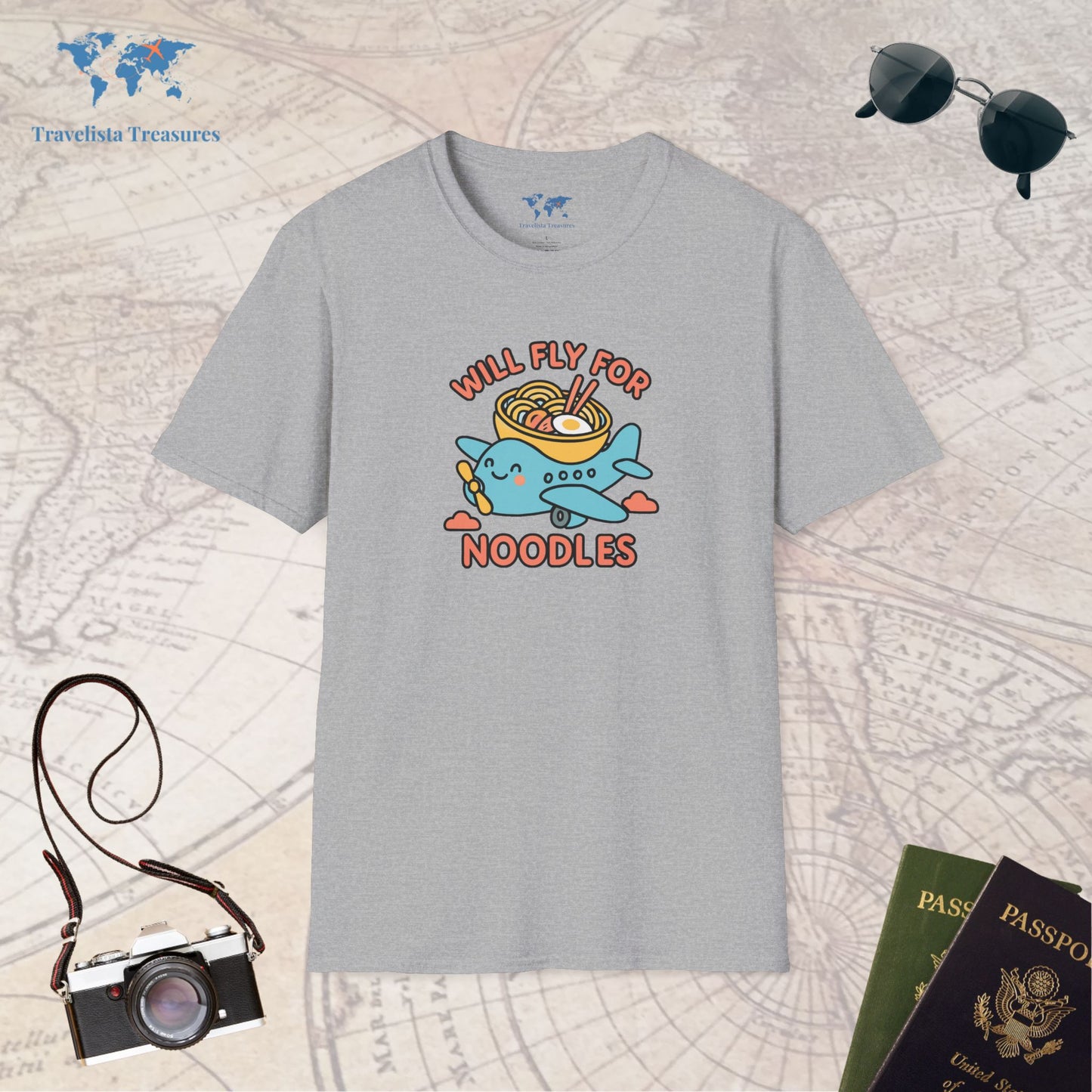 Will Fly for Noodles T-Shirt