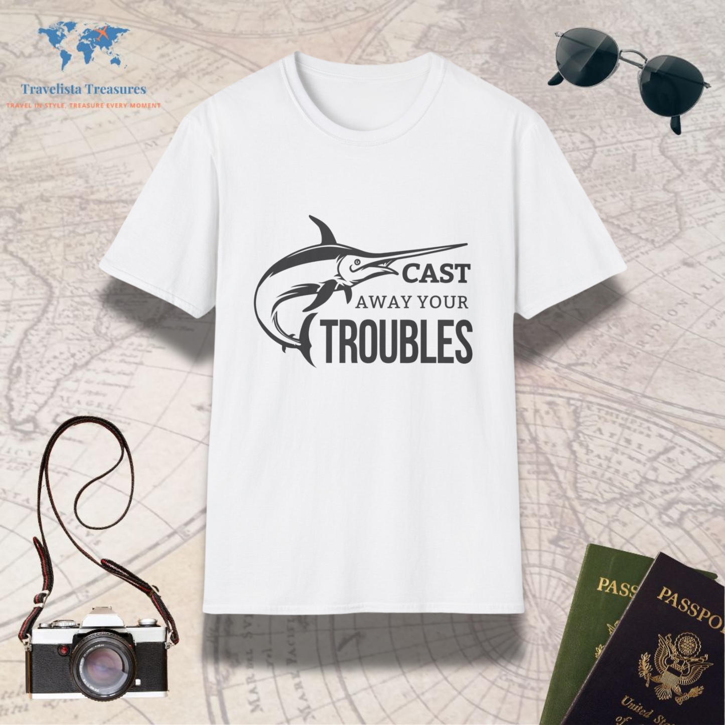 Cast away your troublesT-Shirt