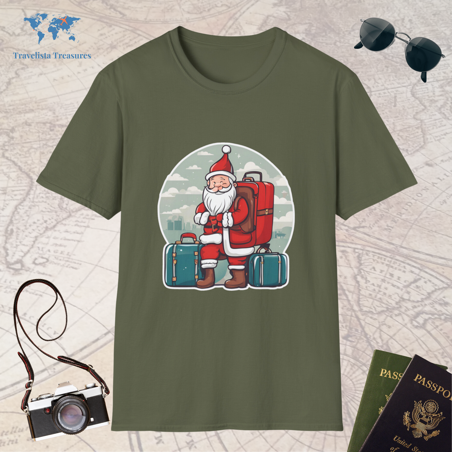Santa at the Airport T-Shirt