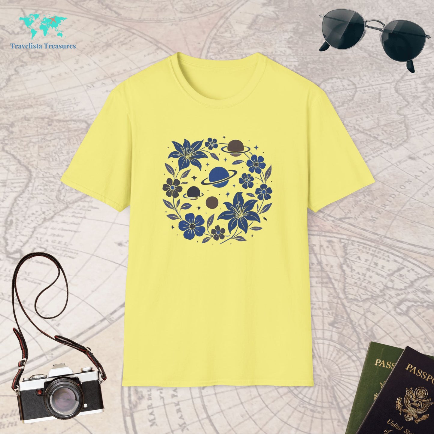 Astrology | Planets and Flowers T-Shirt