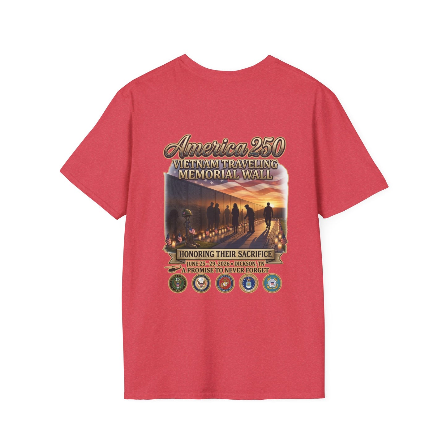America 250 Vietnam Traveling Memorial Wall T‑Shirt