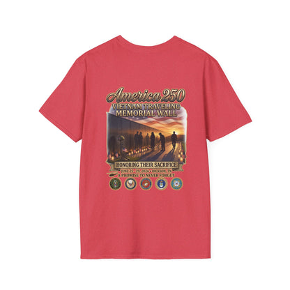 America 250 Vietnam Traveling Memorial Wall T‑Shirt