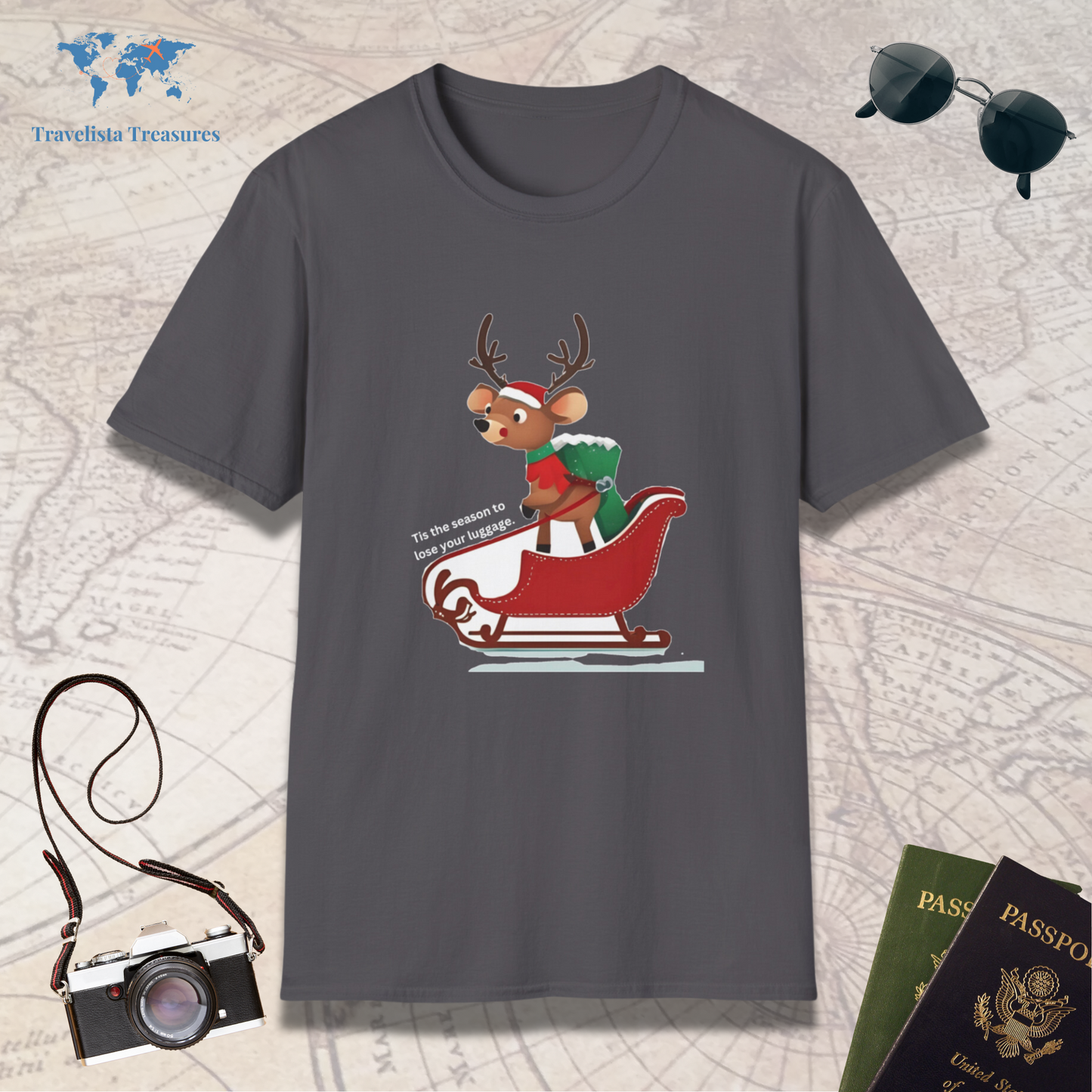 Reindeer on a Sleigh T-Shirt