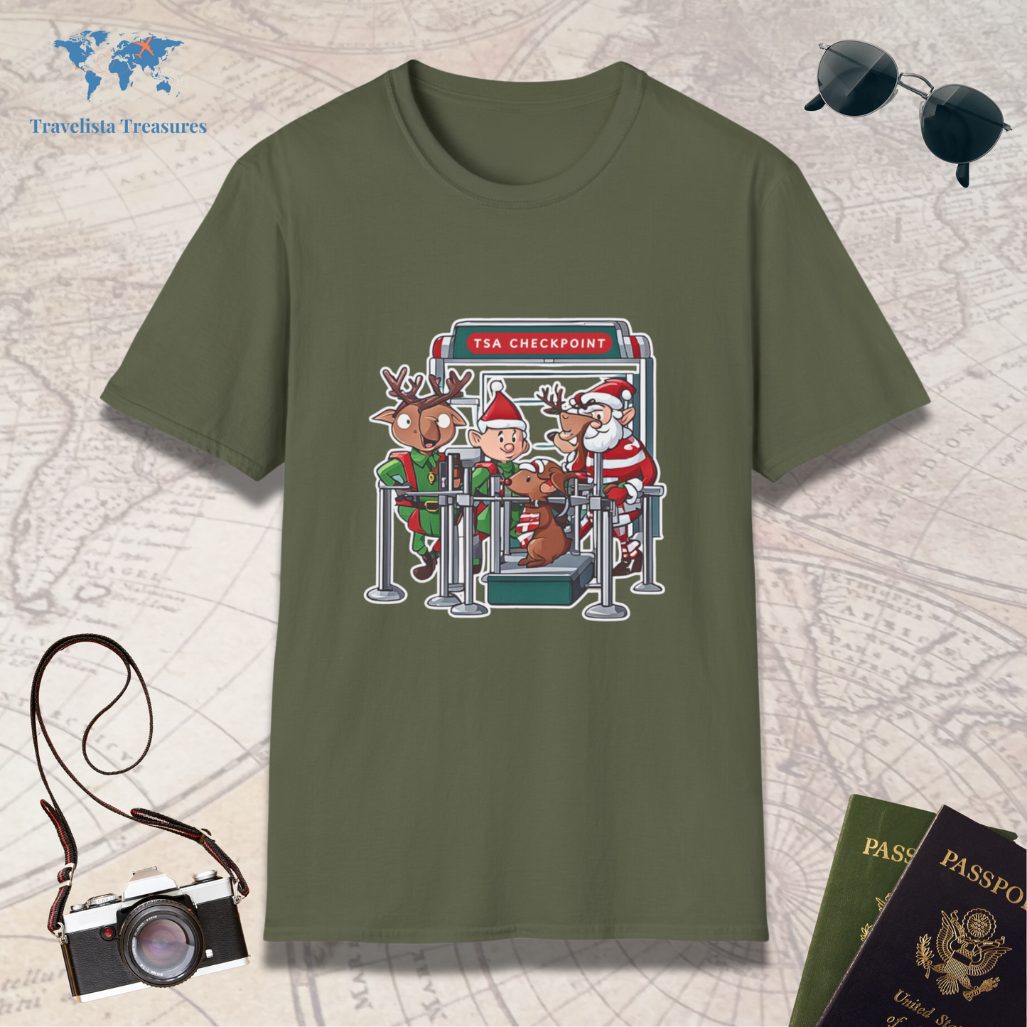 Christmas Elves at TSA Checkpoint T-Shirt