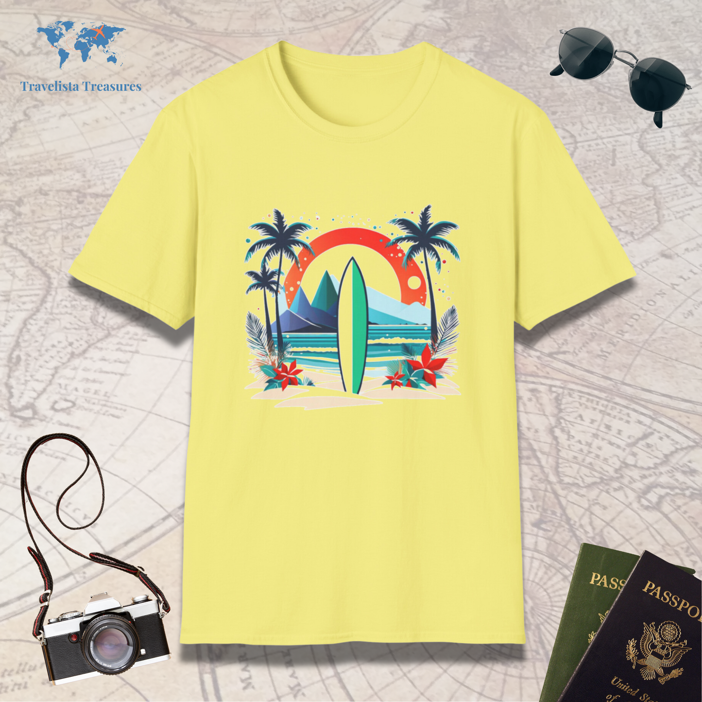 Holiday Surfboard T-Shirt