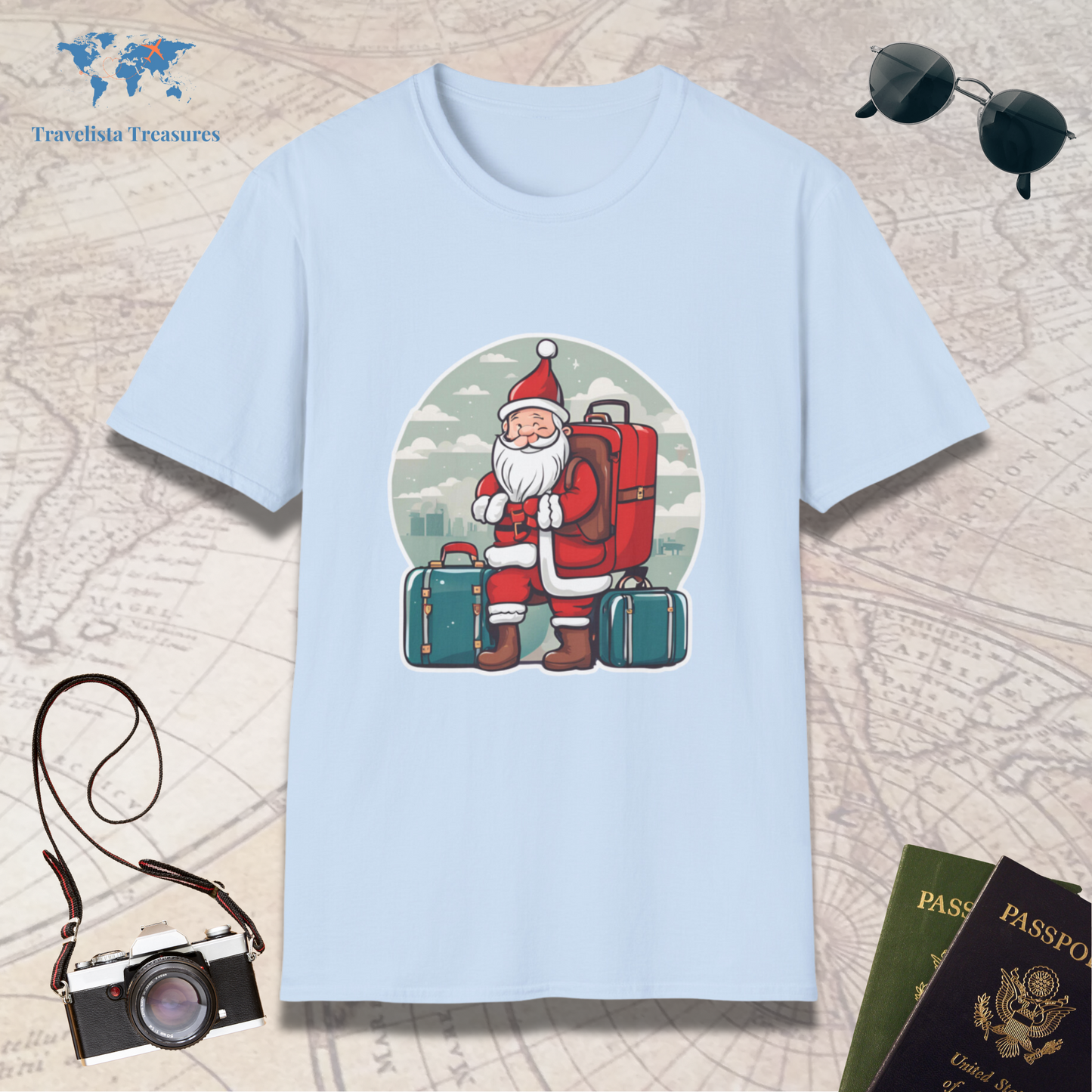 Santa at the Airport T-Shirt