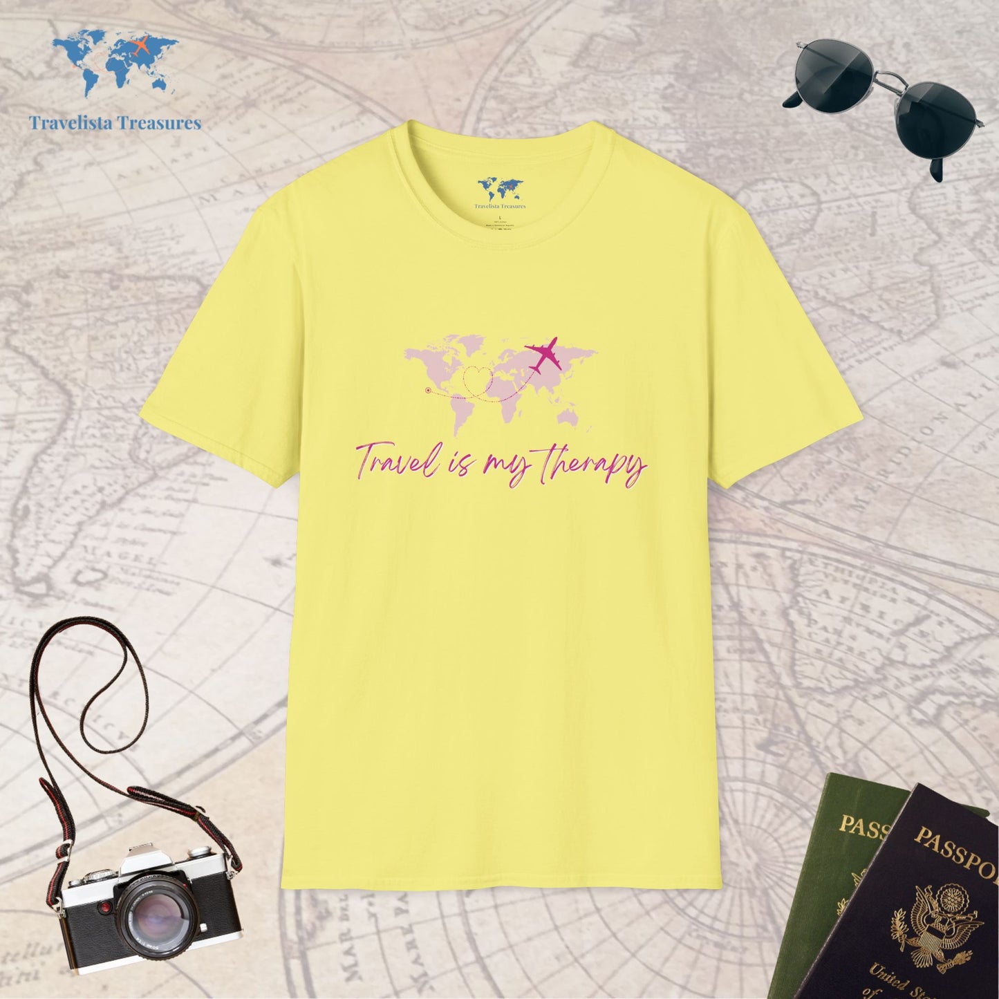 Travel is my Therapy T-Shirt