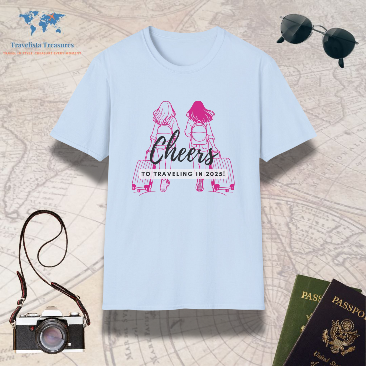 Cheers to traveling  T-Shirt