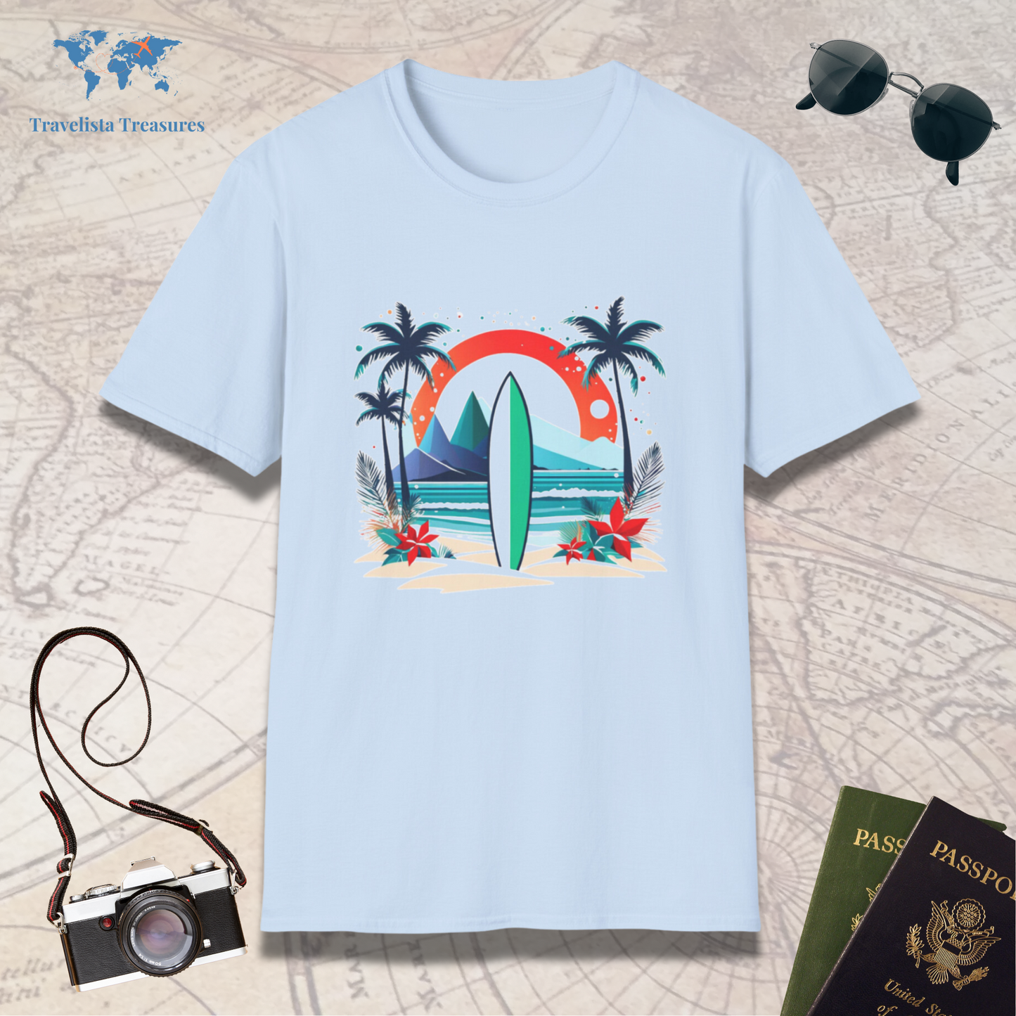 Holiday Surfboard T-Shirt