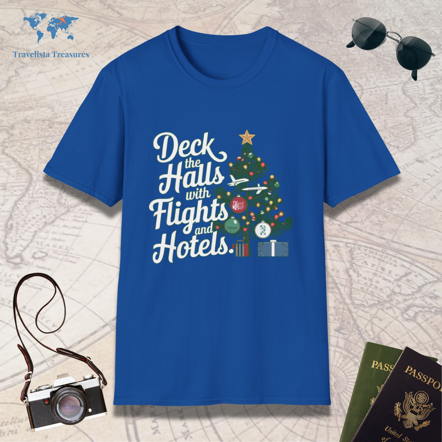 Deck the Halls with Flights and Hotels T-Shirt