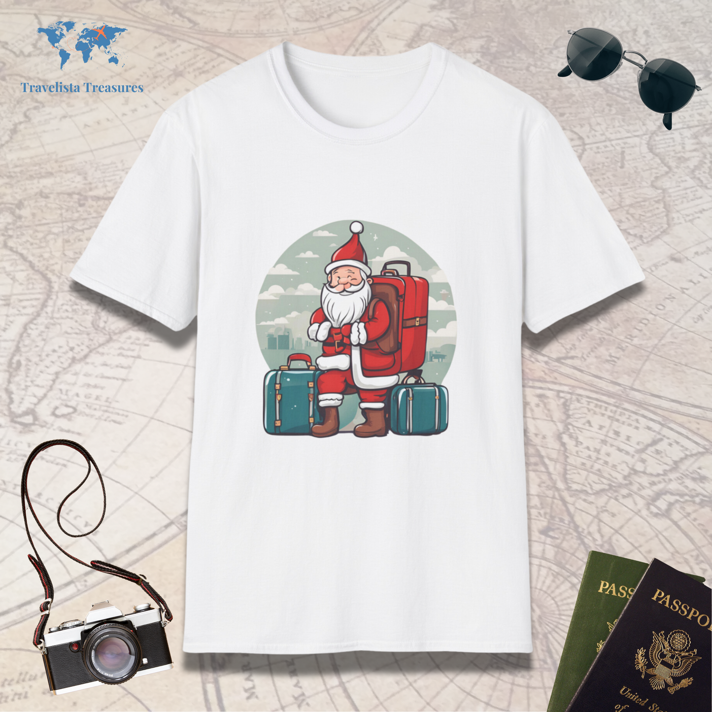Santa at the Airport T-Shirt