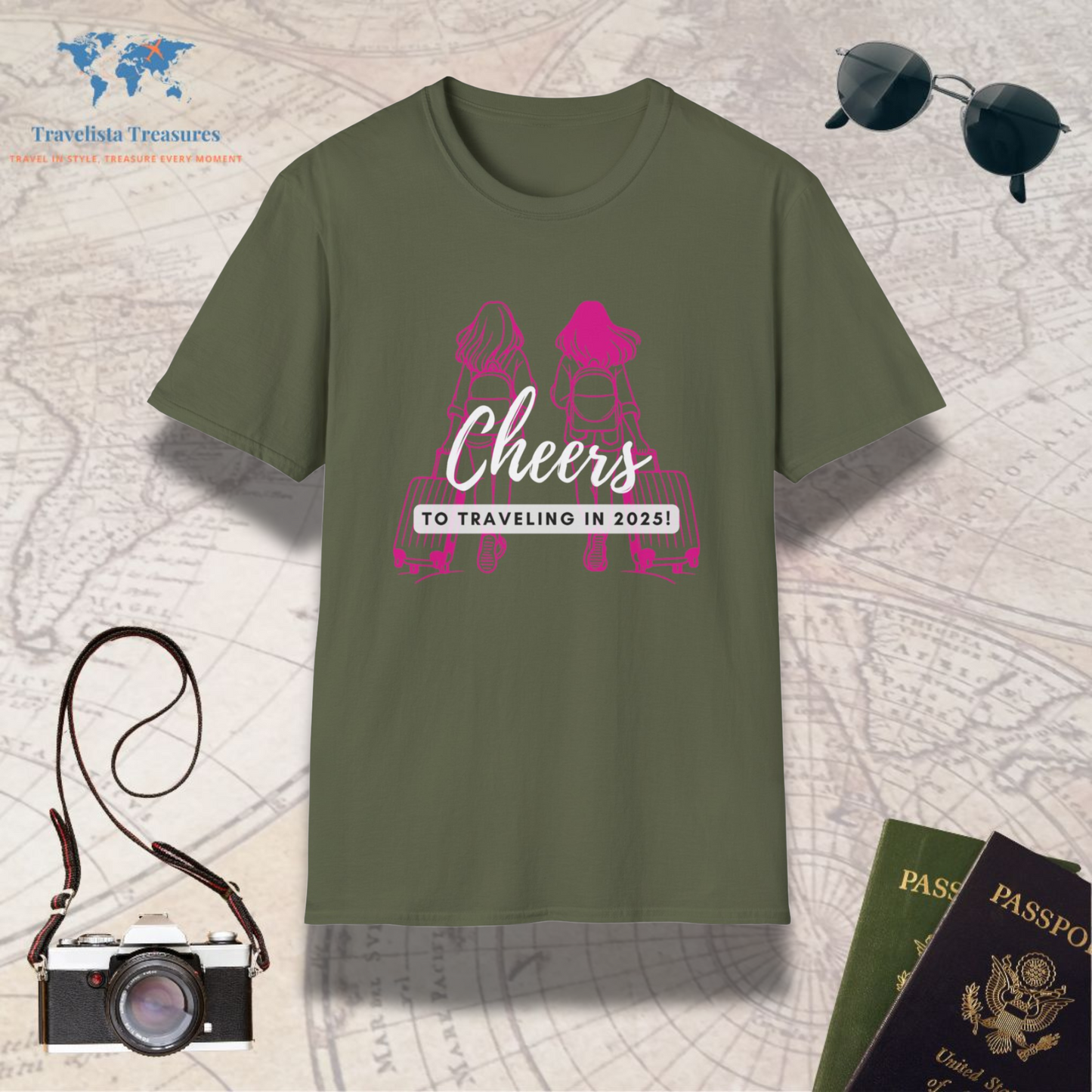 Cheers to traveling  T-Shirt