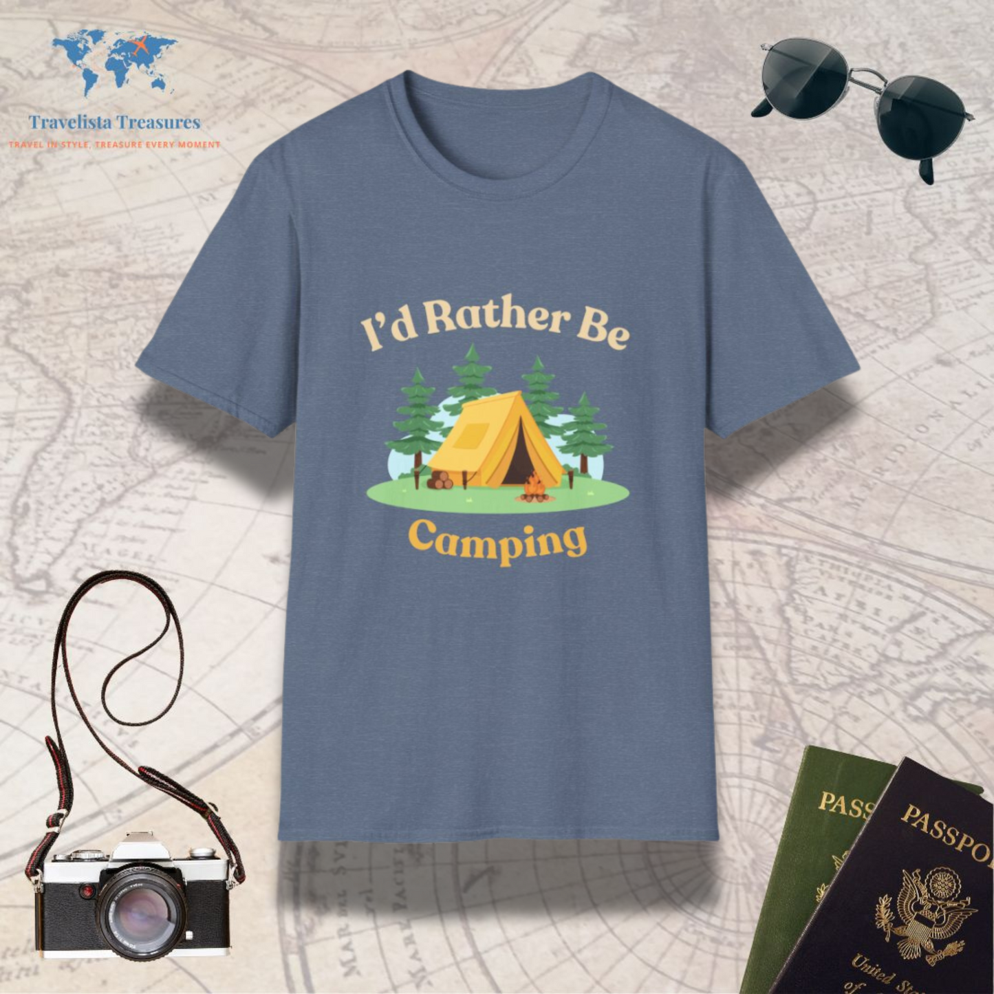 I'd Rather be Camping T-Shirt