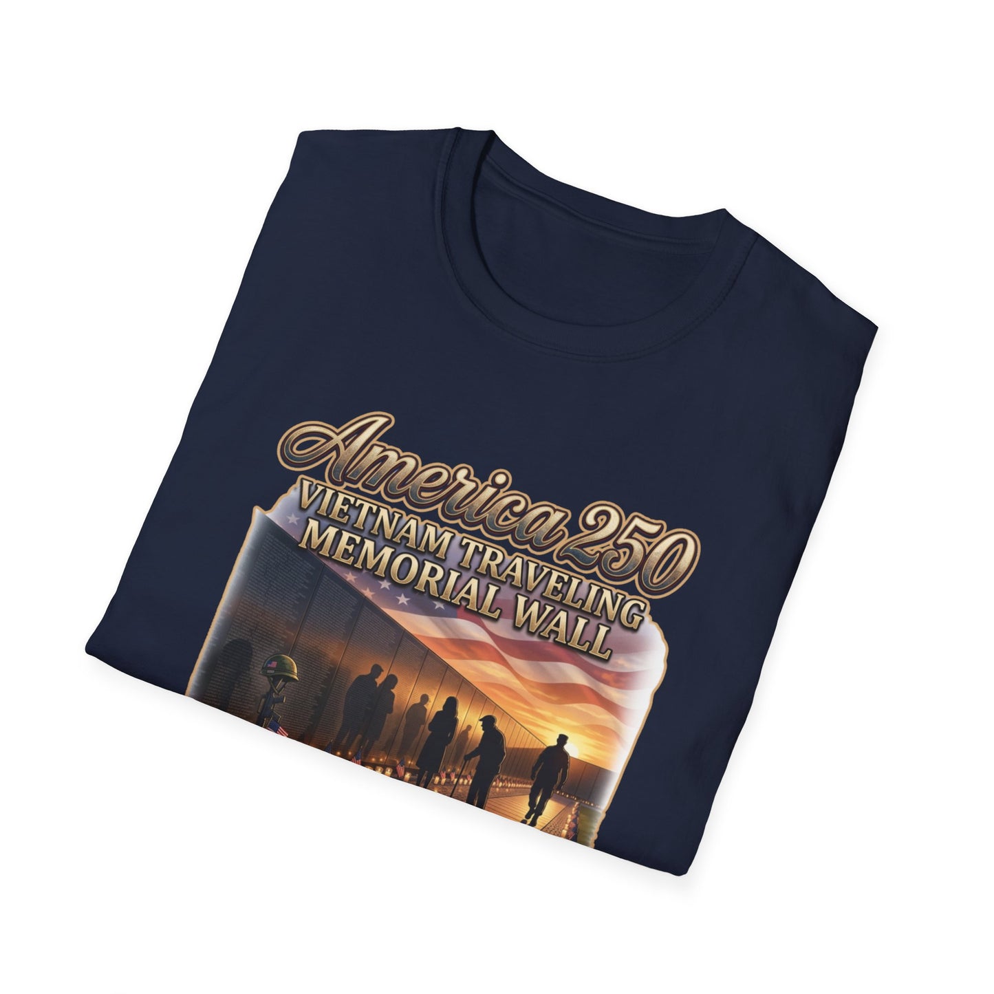 America 250 Vietnam Traveling Memorial Wall T‑Shirt