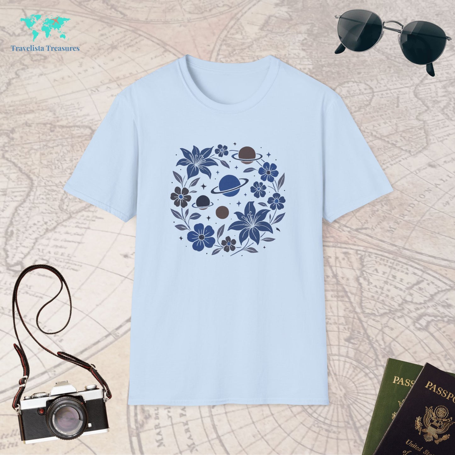 Astrology | Planets and Flowers T-Shirt