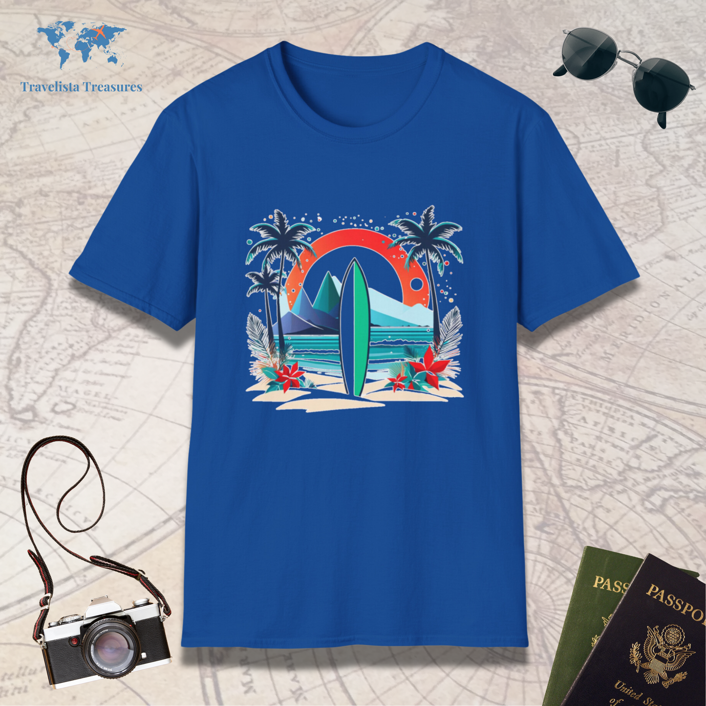 Holiday Surfboard T-Shirt