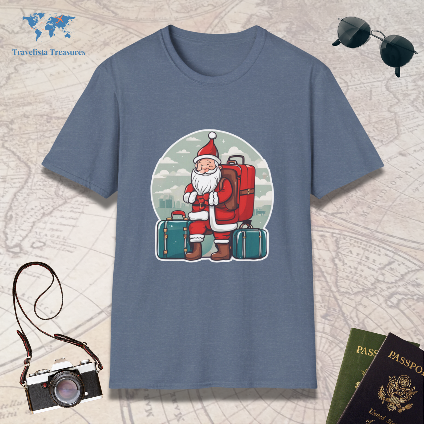 Santa at the Airport T-Shirt