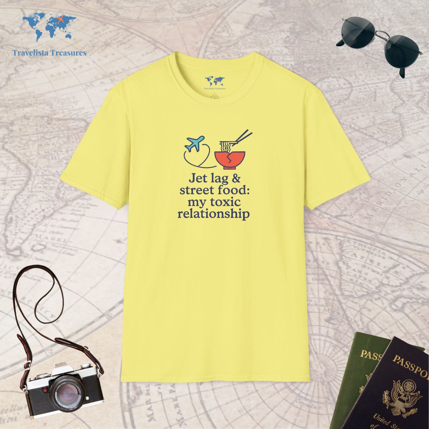 Jet Lag and Street Food T-Shirt