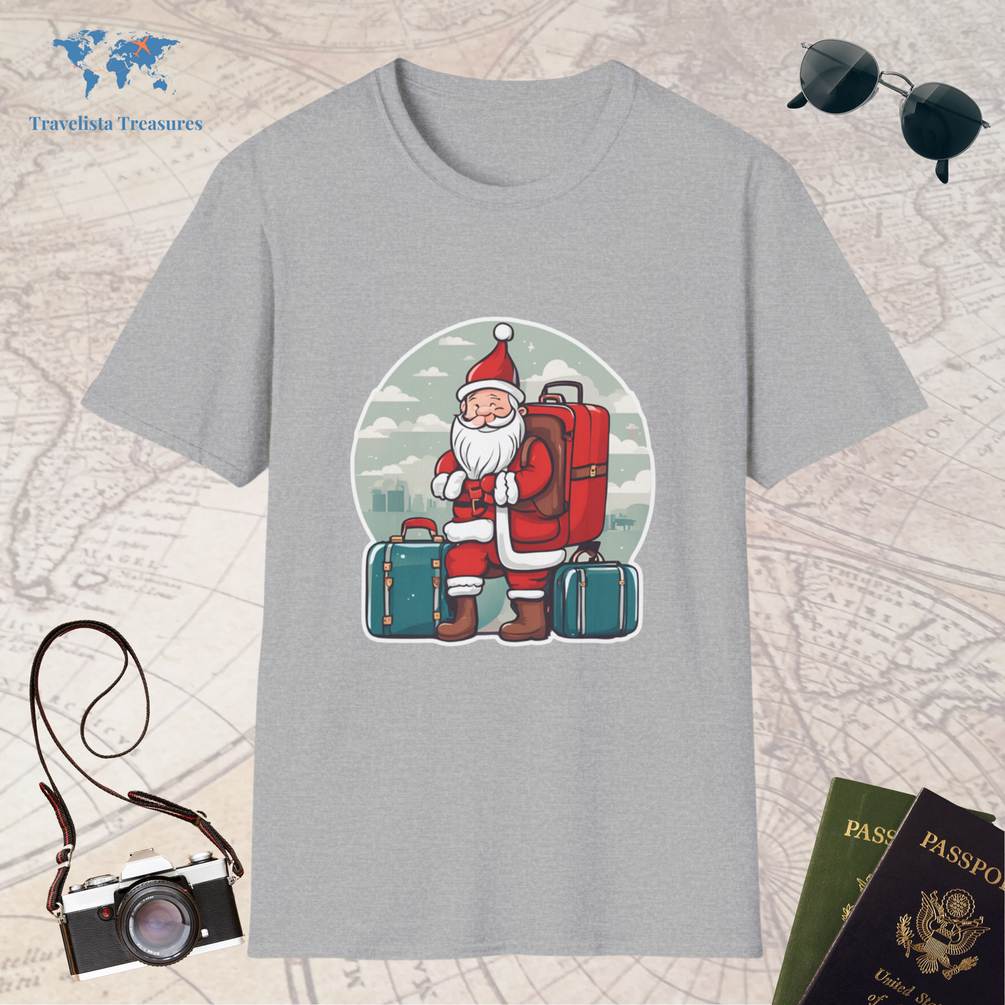 Santa at the Airport T-Shirt