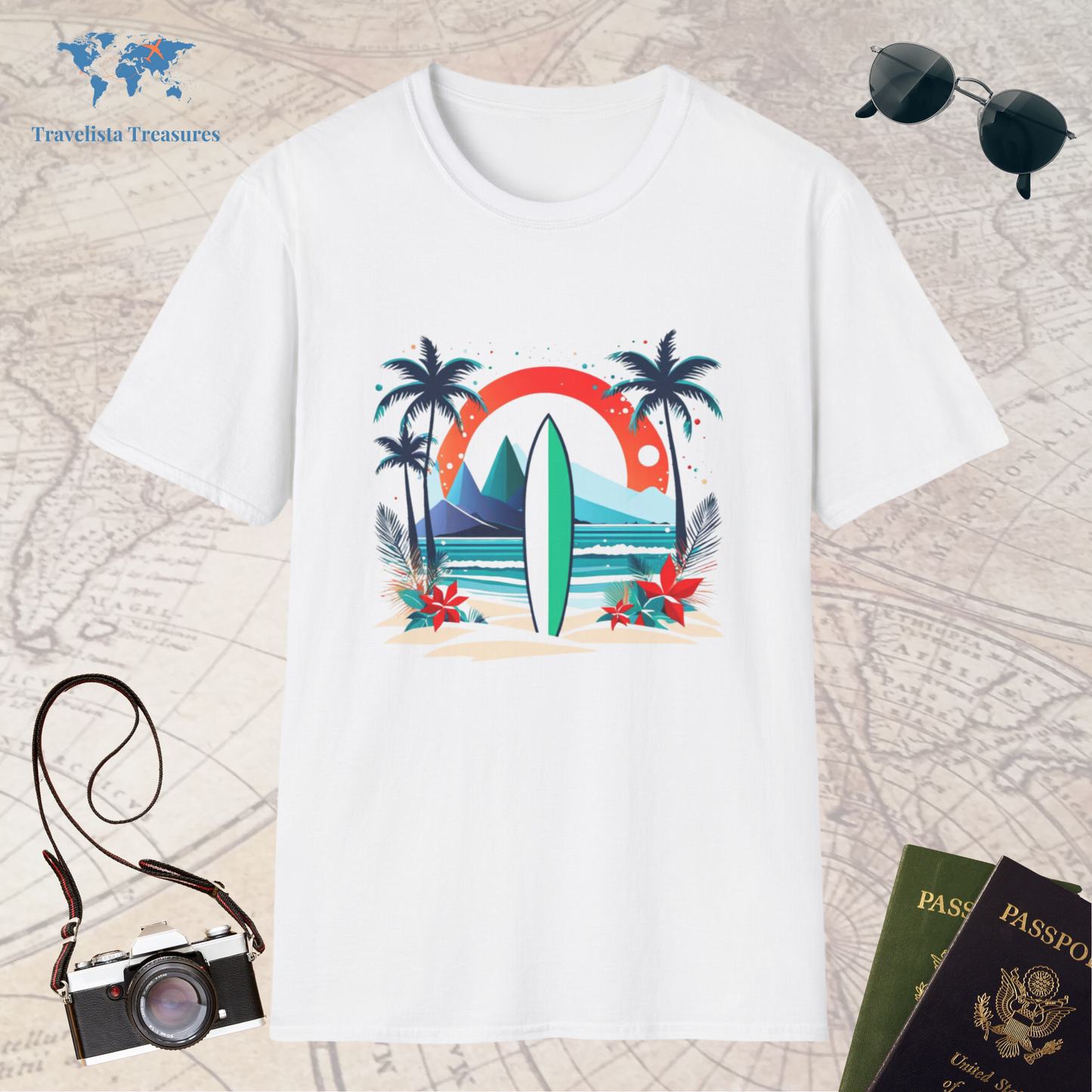 Holiday Surfboard T-Shirt