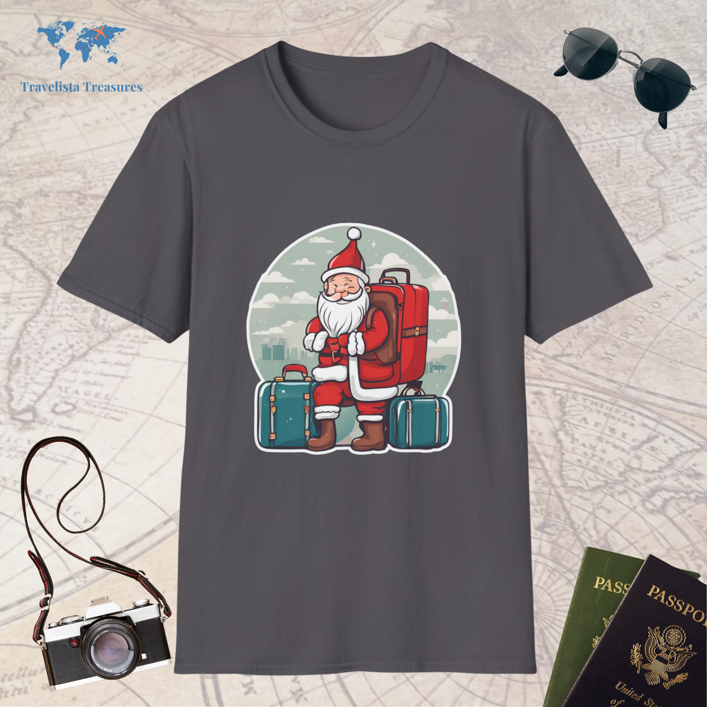 Santa at the Airport T-Shirt
