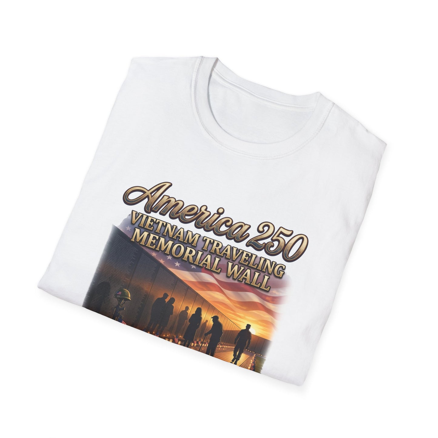 America 250 Vietnam Traveling Memorial Wall T‑Shirt