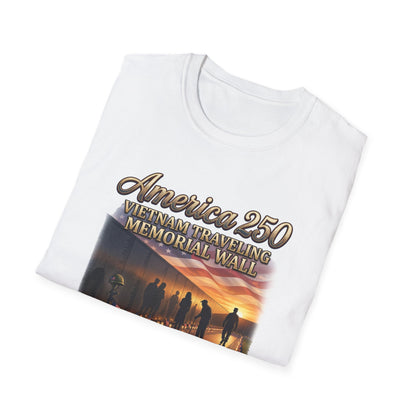 America 250 Vietnam Traveling Memorial Wall T‑Shirt