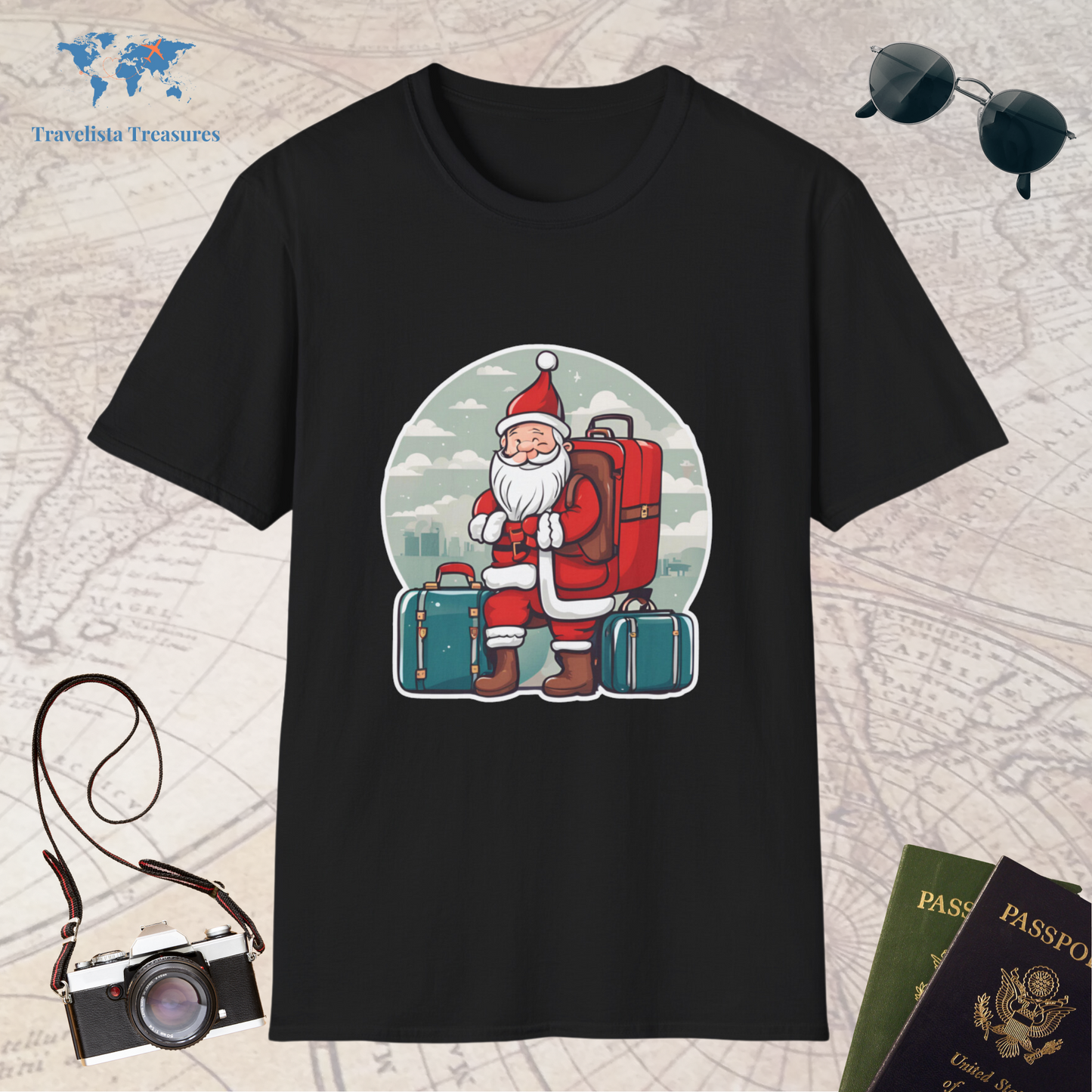 Santa at the Airport T-Shirt