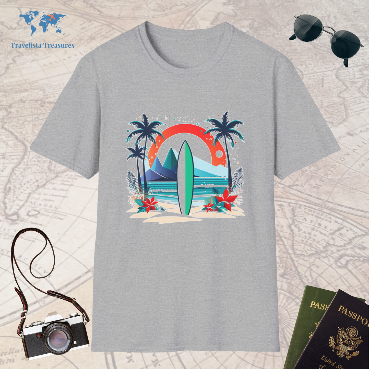 Holiday Surfboard T-Shirt