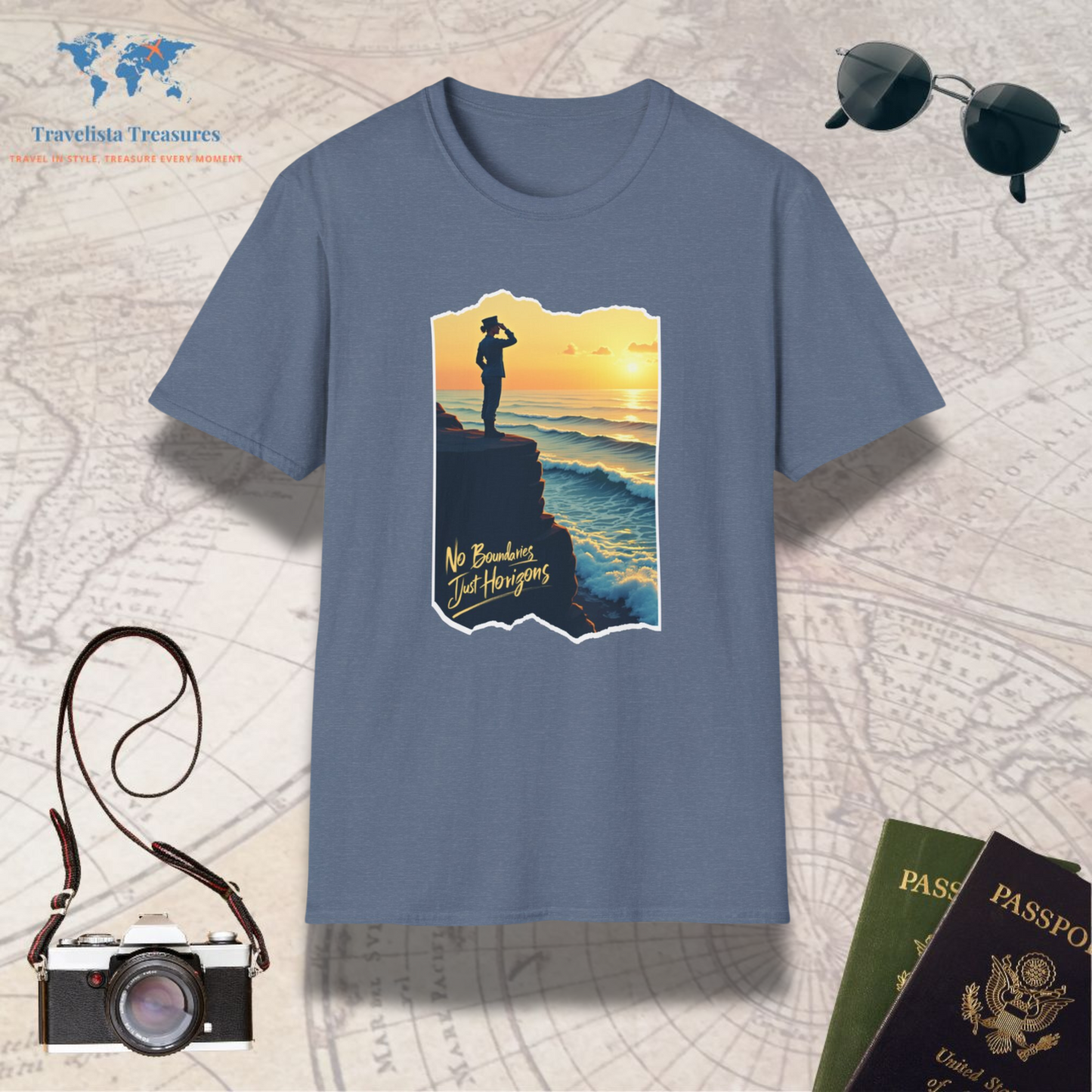 No Boundaries, Just Horizons T-Shirt