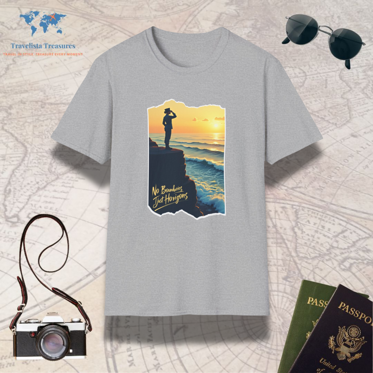 No Boundaries, Just Horizons T-Shirt