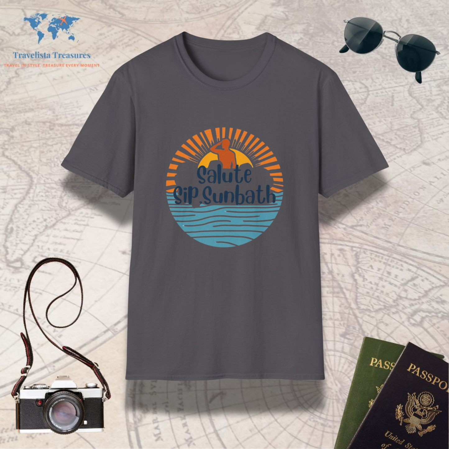 Salute Sip Sunbath T-Shirt