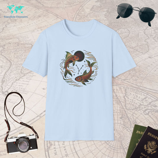 Zodiac Sign | Pisces Koi Fish T-Shirt
