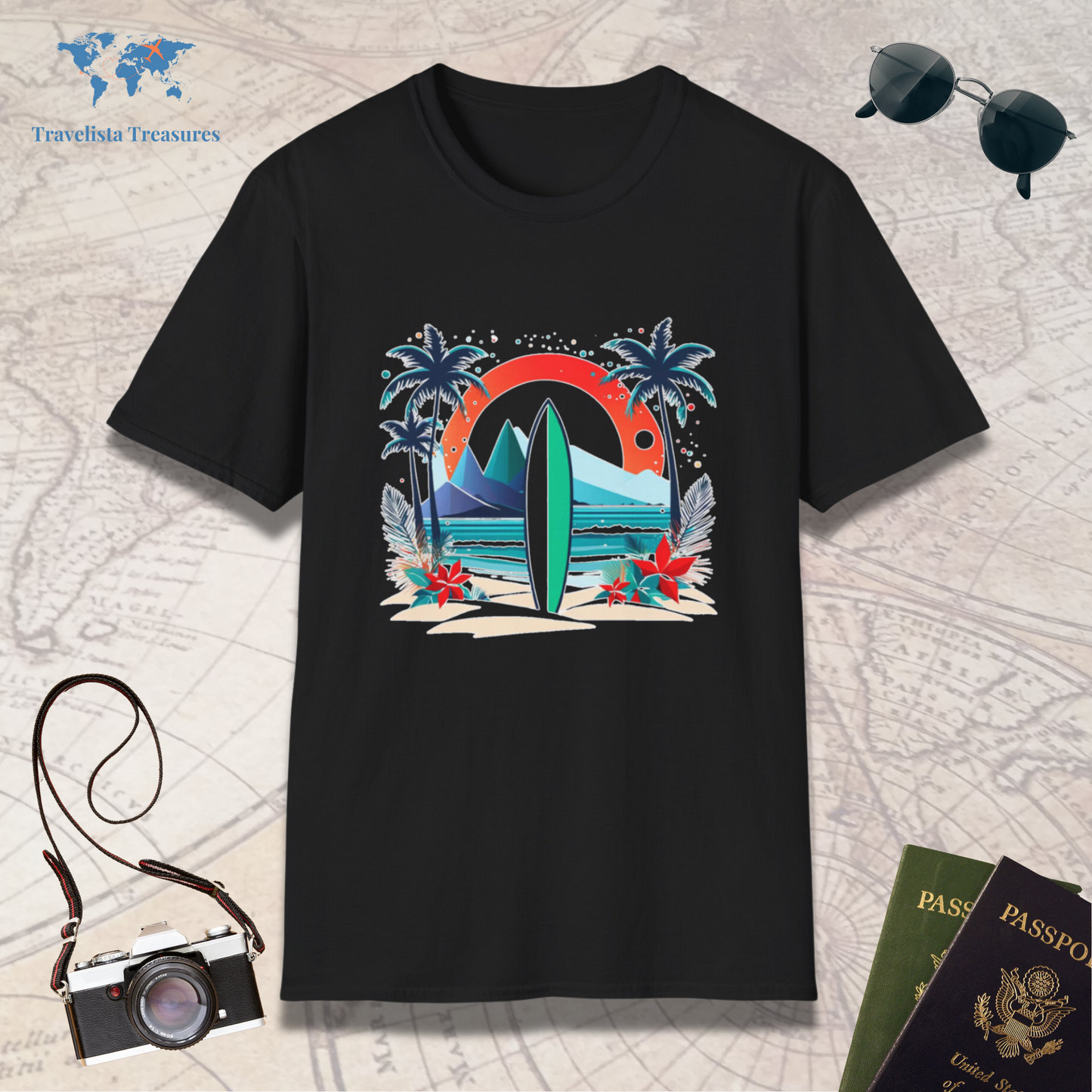 Holiday Surfboard T-Shirt